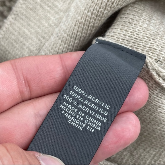 Vince Camuto Knit Dress Tan Oat Knit Cowl Neck S New - Picture 6 of 7